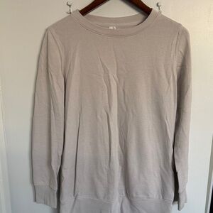 GAP Maternity Light Gray Pullover Sweatshirt